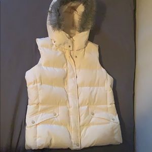 Talbot white medium puffer jacket